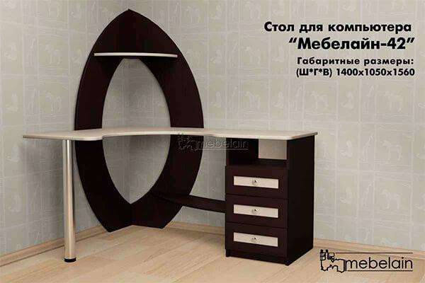 Компьютерный стол Мебелайн-42