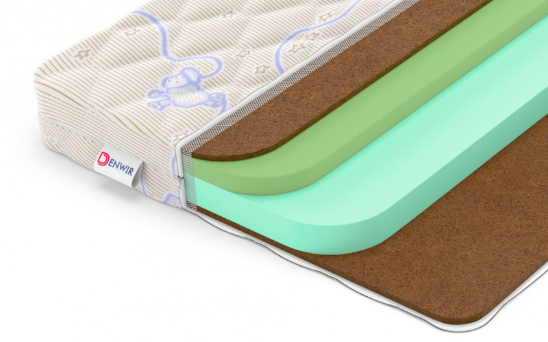 Детский матрас Denwir Baby Springless Eco Foam Hard Plus 10